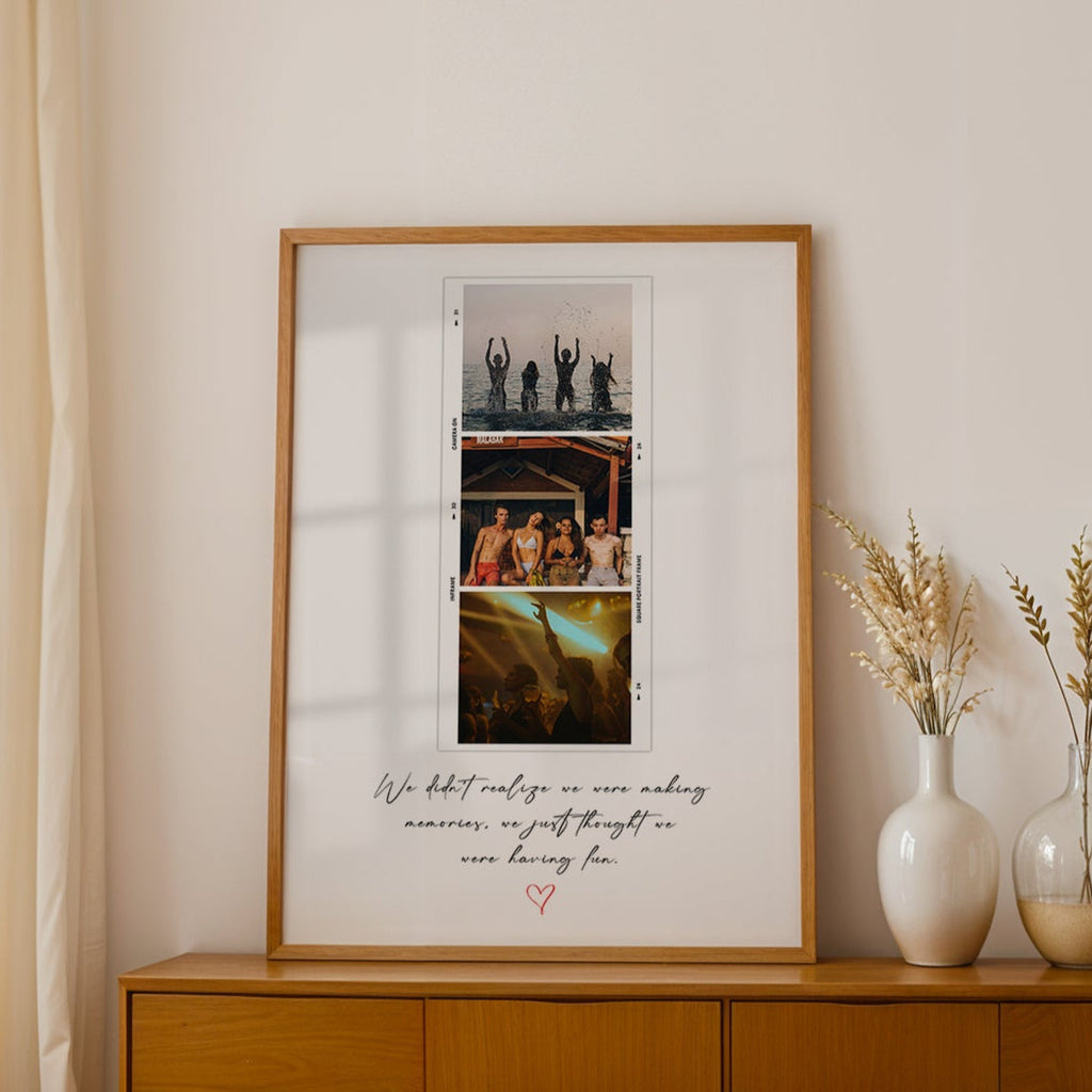 Personalised Photo Booth Strip Print