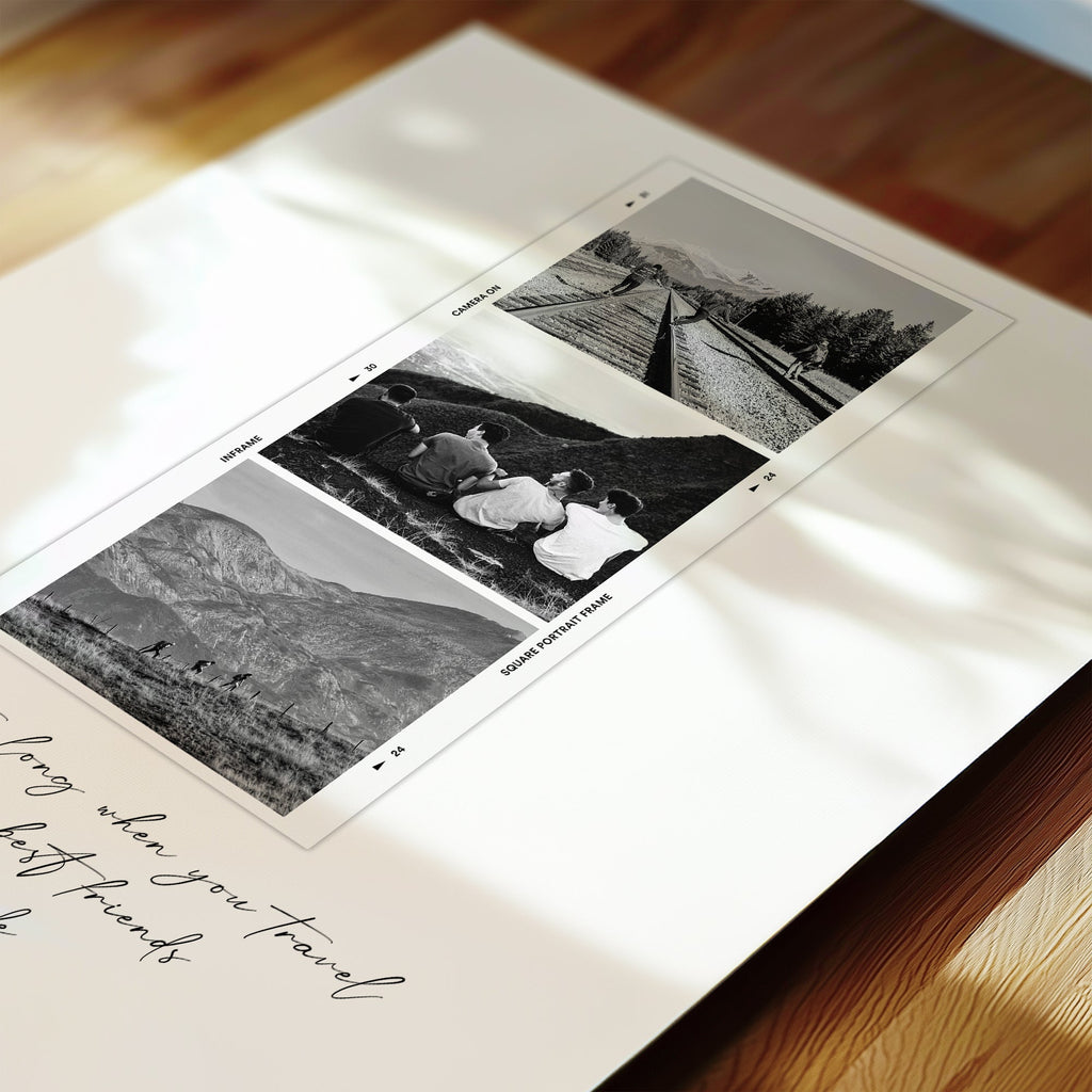 Personalised Photo Booth Strip Print